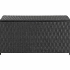 vidaXL Tuinbox 100x50x50 cm poly rattan zwart