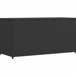 vidaXL Tuinbox 120x50x60 cm poly rattan zwart