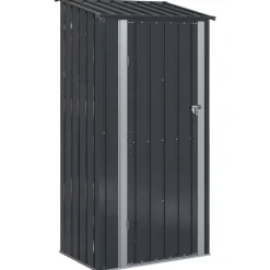 vidaXL Tuinhuisjes Antraciet 103 x 74 x 200 cm Metaal