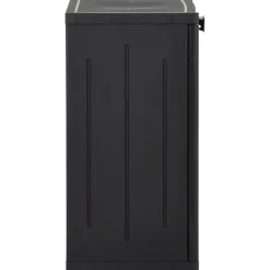 vidaXL Tuinkast 65x45x88 cm polypropyleen rattan zwart