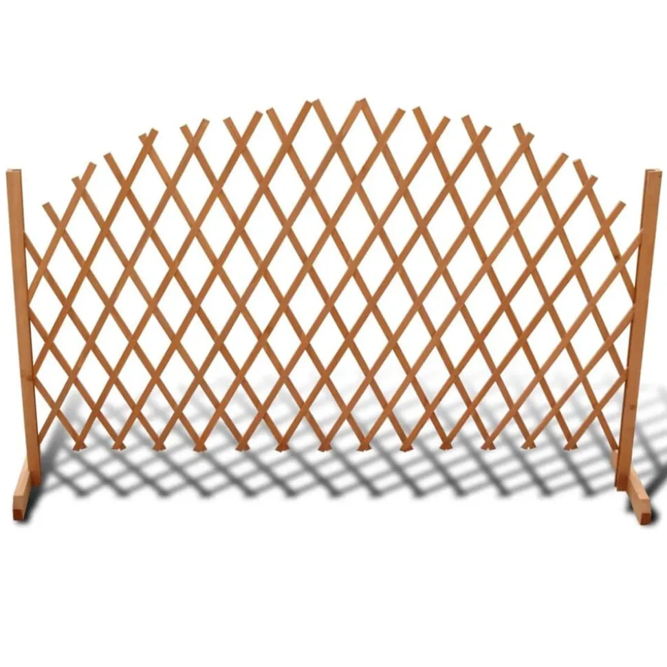 vidaXL Tuinlatwerk 180x100 cm massief hout