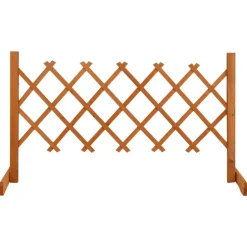vidaXL Tuinlatwerk 120x60 cm massief vurenhout oranje