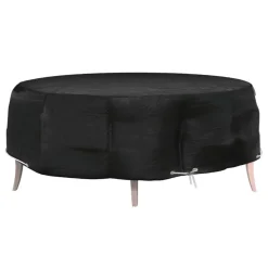 vidaXL Tuinmeubelhoes eilandlounge 8 oogjes rond Ø 188x50 cm