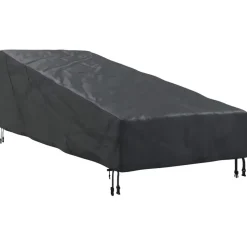 vidaXL Tuinmeubelhoes Zwart 195 x 76 x 82 cm 600D Oxford Stof
