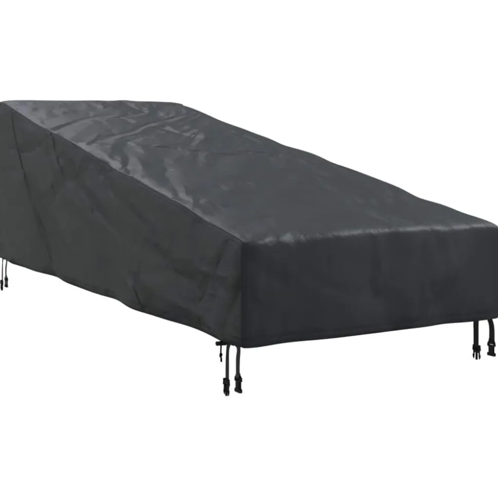vidaXL Tuinmeubelhoes Zwart 195 x 76 x 82 cm 420D Oxford stof