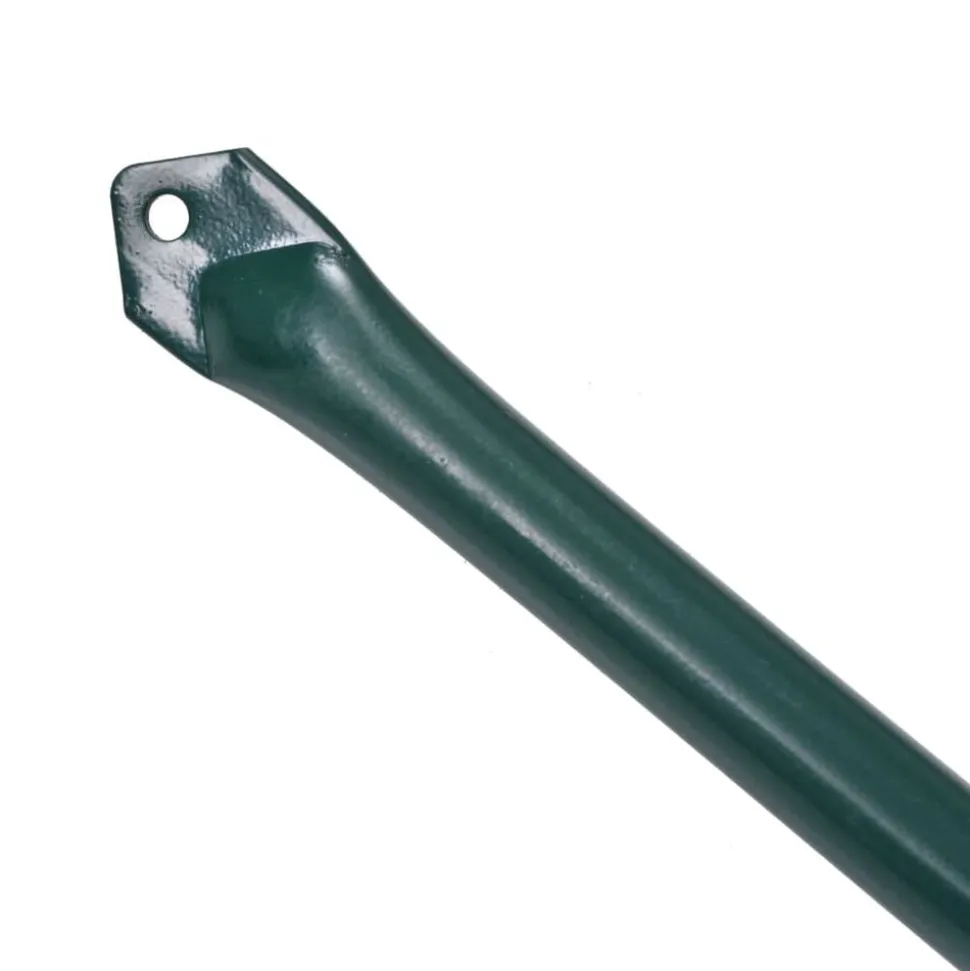 vidaXL Tuinpalen 1 m metaal groen 10 st