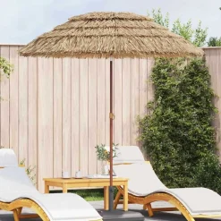 vidaXL Tuinparasol Naturel 160 x 160 x 196 cm