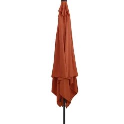vidaXL Tuinparasol Terracotta 295 x 295 x 245 cm Polyester en staal