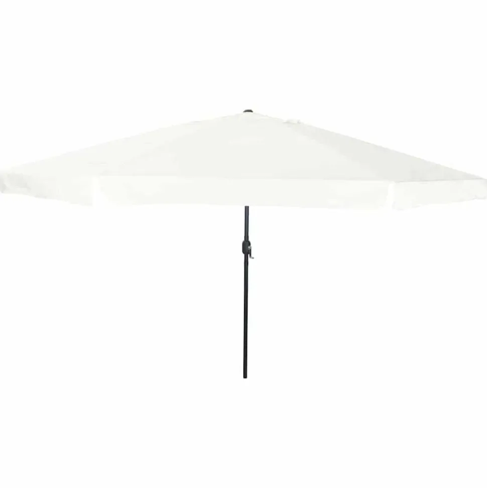 vidaXL Tuinparasol Zand 394 x 394 x 248 cm Polyester en staal