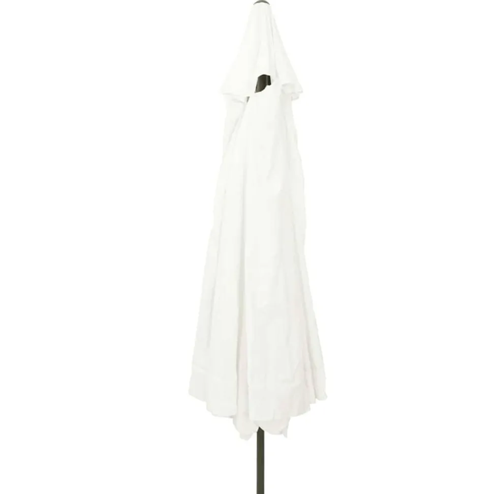 vidaXL Tuinparasol Zand 394 x 394 x 248 cm Polyester en staal