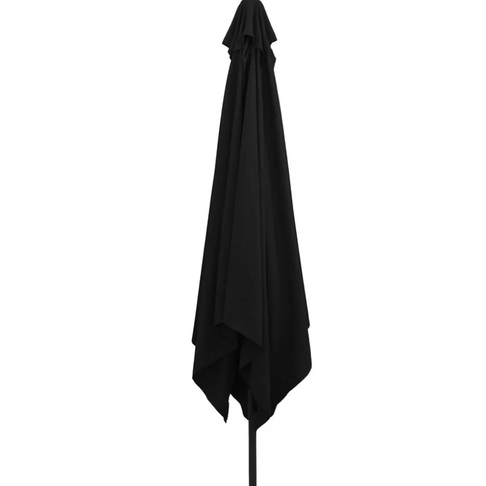 vidaXL Tuinparasol Zwart 295 x 295 x 245 cm Polyester en staal