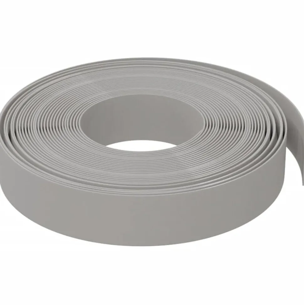 vidaXL Tuinrand 10 m 10 cm polyetheen grijs