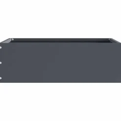 vidaXL Tuinrand Antraciet 40 x 40 x 13 cm Staal