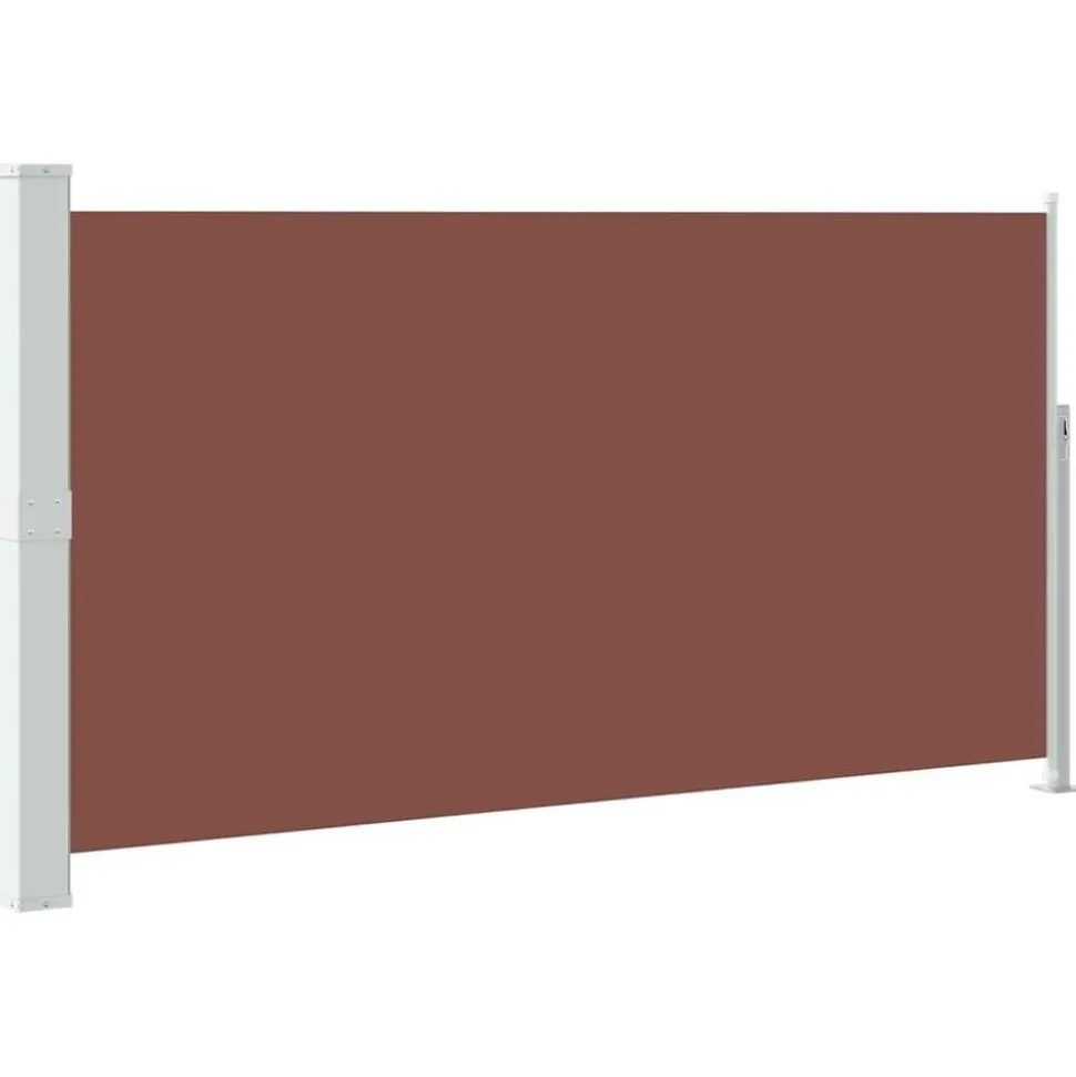 vidaXL Tuinscherm uittrekbaar 170x300 cm bruin