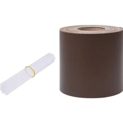 vidaXL Tuinscherm 35x0,19 m PVC bruin