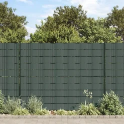 vidaXL Tuinscherm 70x0,19 m PVC groen
