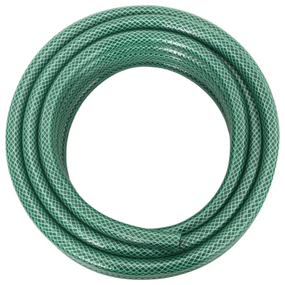 vidaXL Tuinslang met koppelingsset 0,5'' 10 m PVC groen