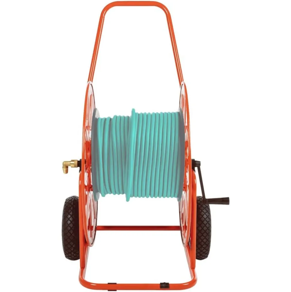 vidaXL Tuinslangkar voor 140 m 3/4" slang staal