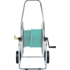 vidaXL Tuinslangkar voor 80 m 3/4" slang staal