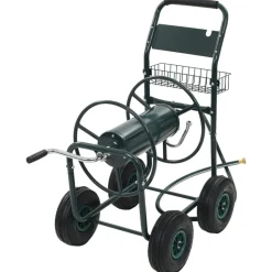 vidaXL Tuinslangtrolley met 1/2" slangkoppeling 75 m staal