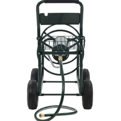 vidaXL Tuinslangtrolley met 1/2" slangkoppeling 75 m staal