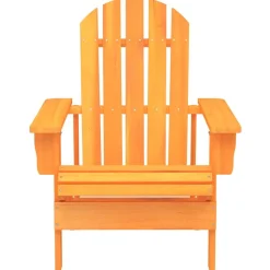 vidaXL Tuinstoel Adirondack massief vurenhout oranje