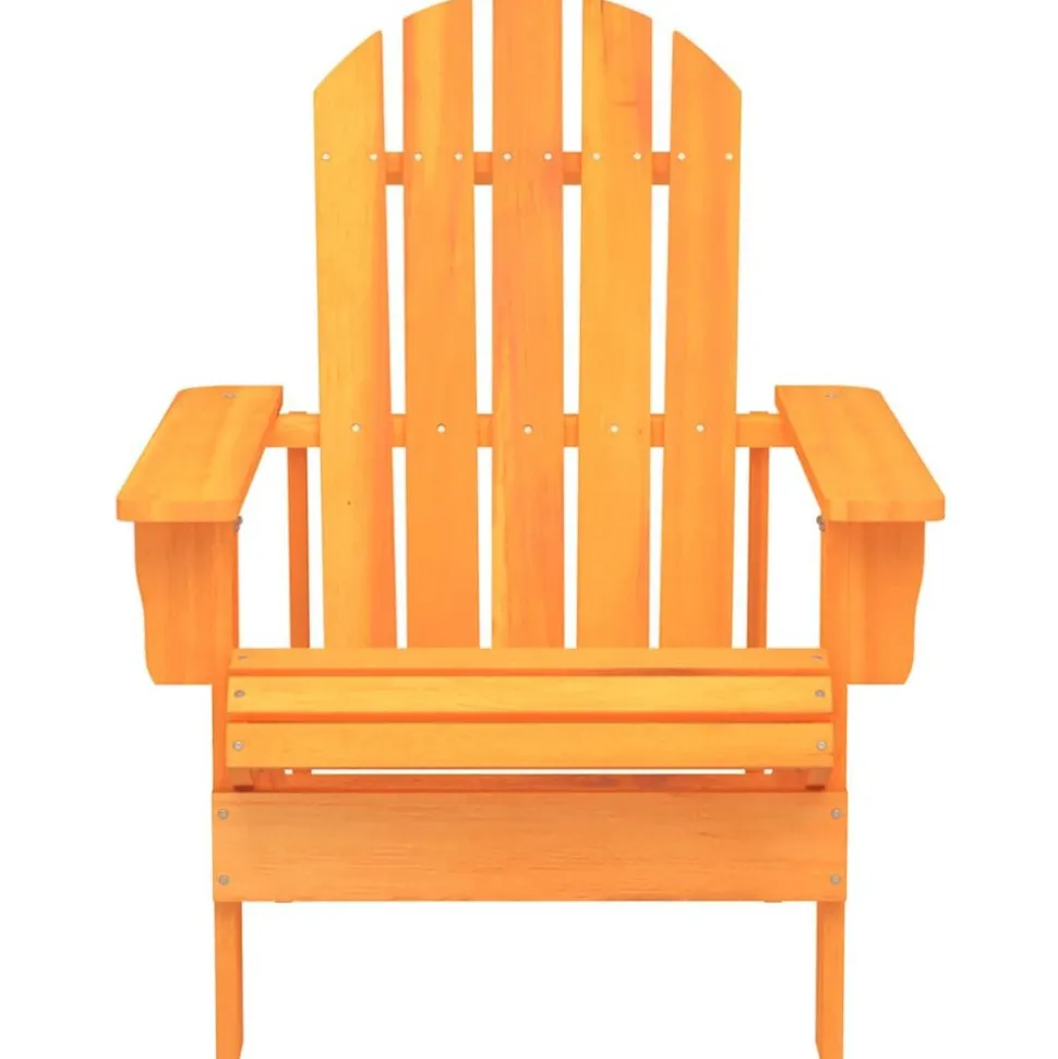 vidaXL Tuinstoel Adirondack massief vurenhout oranje