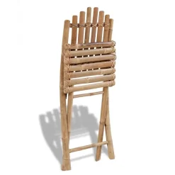 vidaXL Tuinstoelen 2 st inklapbaar bamboe