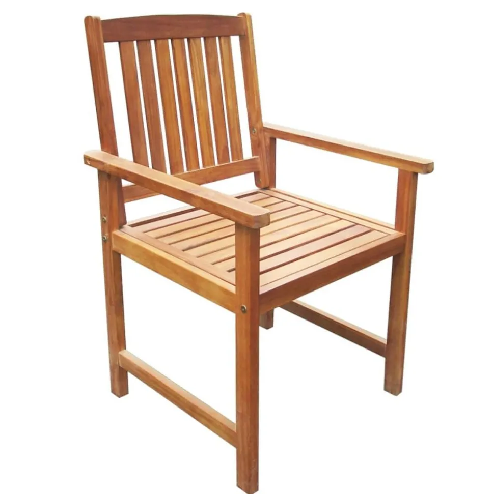 vidaXL Tuinstoelen 2 st massief acaciahout bruin
