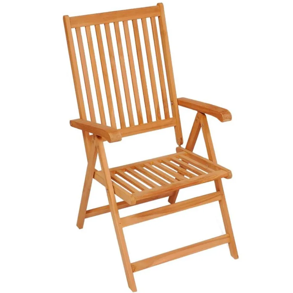 vidaXL Tuinstoelen 2 st met crèmekleurige kussens massief teakhout
