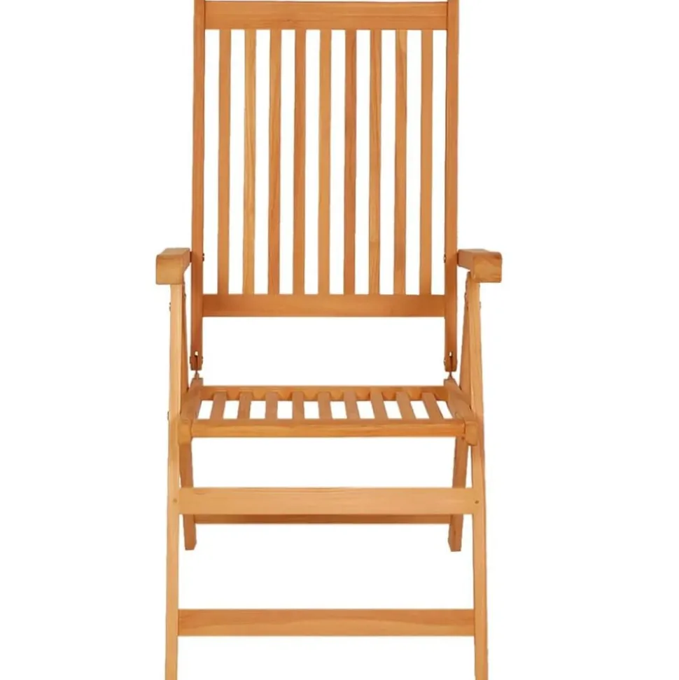 vidaXL Tuinstoelen 2 st met koningsblauwe kussens massief teakhout
