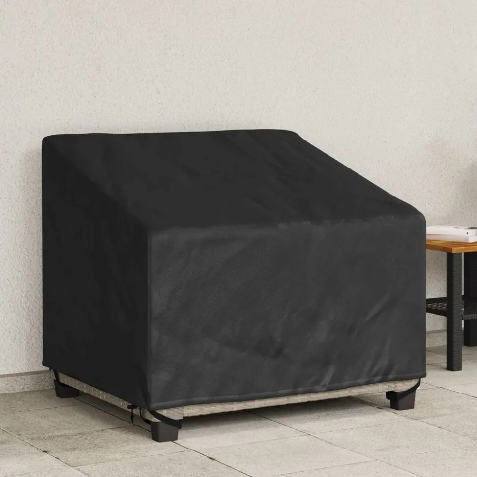 vidaXL Tuinstoelhoes Zwart 96 x 79 x 74 cm 600D Oxford Stof