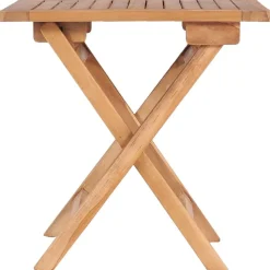 vidaXL Tuintafel inklapbaar 45x45x45 cm massief teakhout