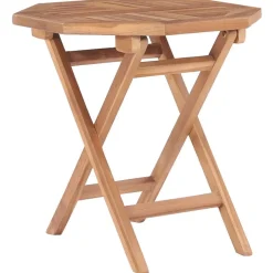 vidaXL Tuintafel inklapbaar 45x45x45 cm massief teakhout