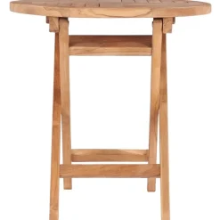 vidaXL Tuintafel inklapbaar 45 cm massief teakhout