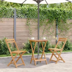 vidaXL Tuintafel inklapbaar 60x75 cm massief acaciahout