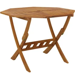 vidaXL Tuintafel inklapbaar 90x75 cm massief acaciahout