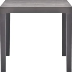 vidaXL Tuintafel 78x78x72 cm kunststof mokka