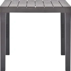 vidaXL Tuintafel 78x78x72 cm kunststof mokka