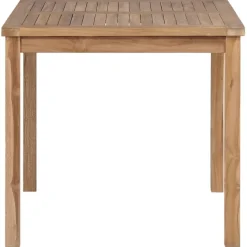 vidaXL Tuintafel 80x80x77 cm massief teakhout