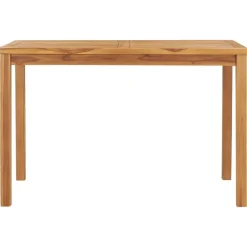 vidaXL Tuintafel 120x70x77 cm massief teakhout
