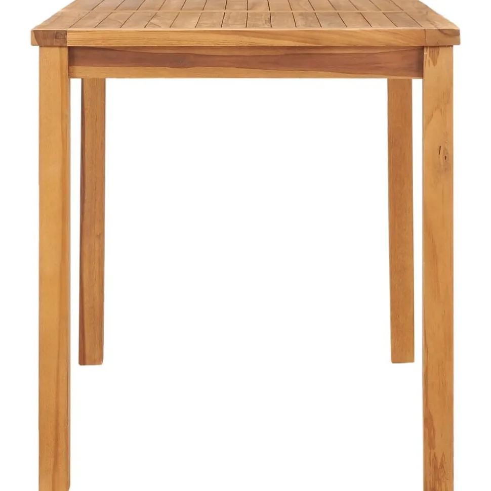 vidaXL Tuintafel 120x70x77 cm massief teakhout