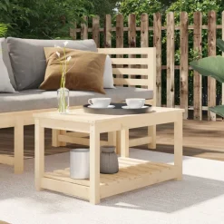 vidaXL Tuintafel 82,5x50,5x45 cm massief grenenhout