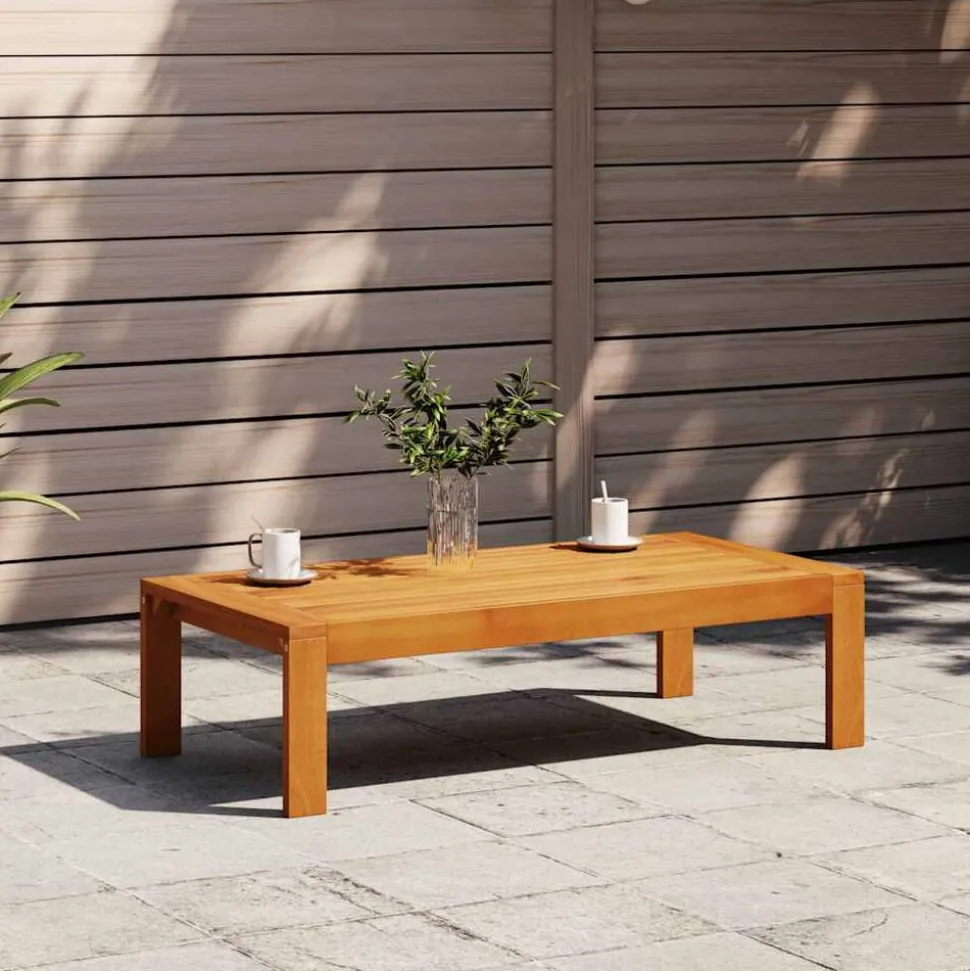vidaXL Tuintafel 100x50x27 cm massief acaciahout