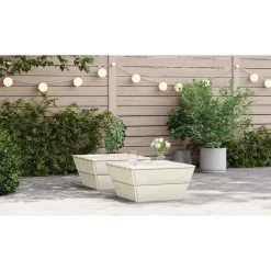 vidaXL Tuintafels 2 st 60x60x30 cm geïmpregneerd vurenhout