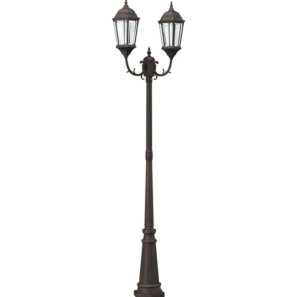 vidaXL Tuinverlichting Brons 68 x 20 x 235 cm Aluminium en Glas