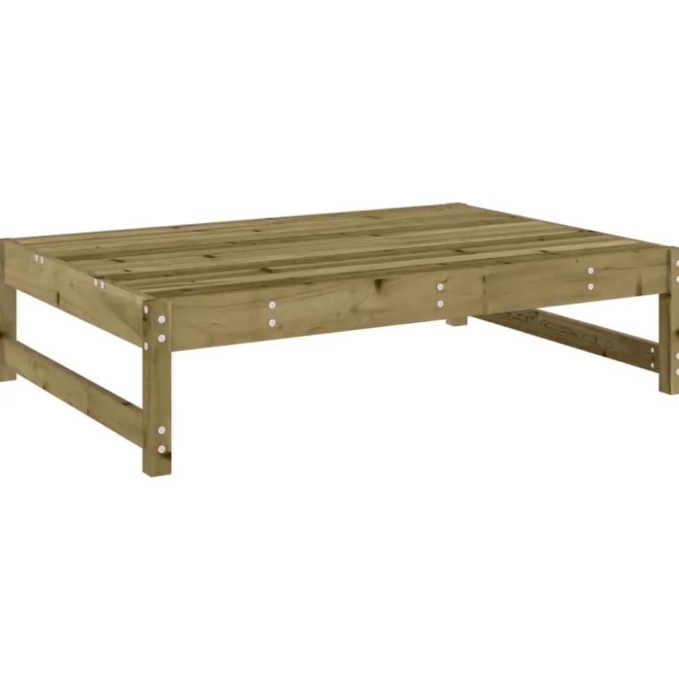 vidaXL Tuinvoetenbank 120x80 cm geïmpregneerd grenenhout
