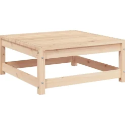 vidaXL Tuinvoetenbank 70x70x30 cm massief grenenhout