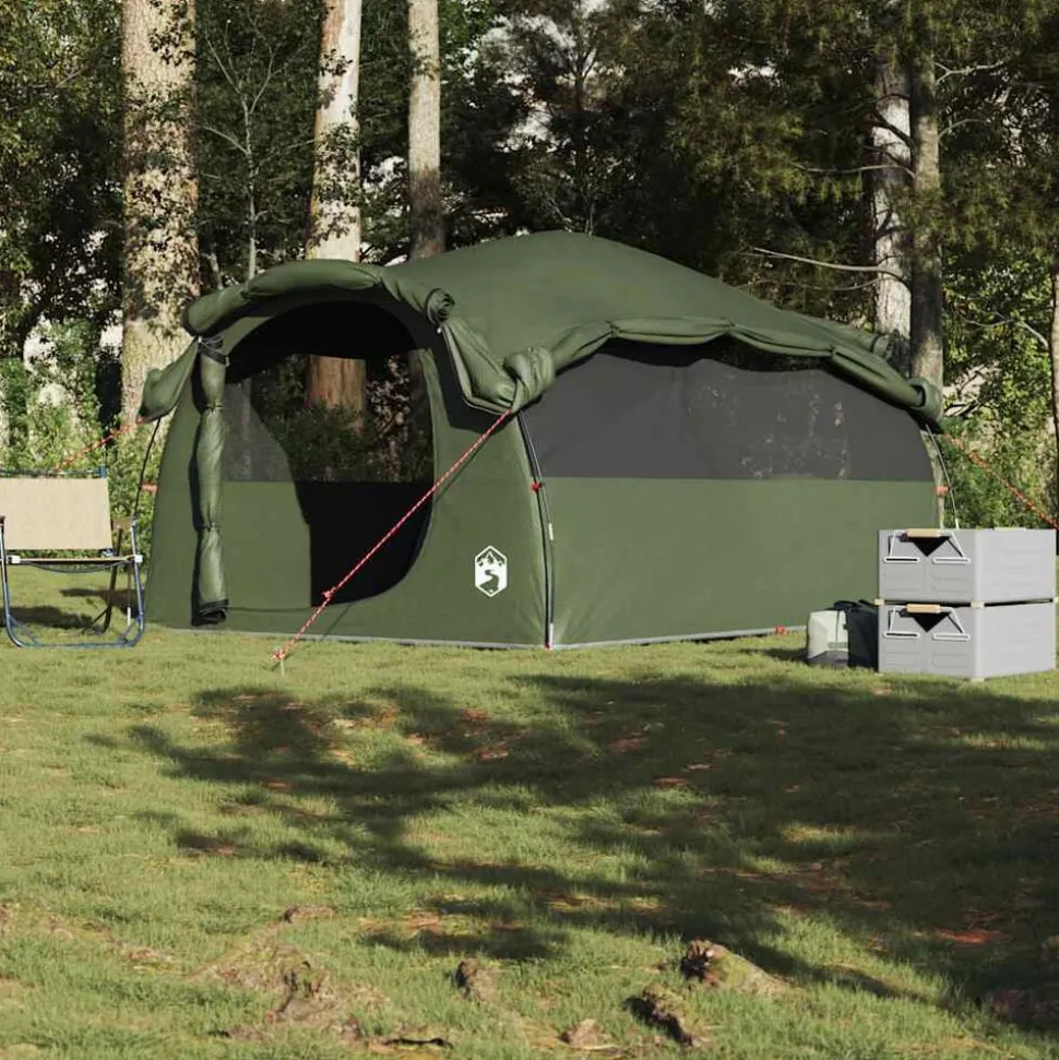 vidaXL Tunneltent 6-persoons waterdicht olijfgroen