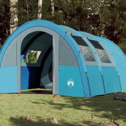 vidaXL Tunneltent 4-persoons waterdicht blauw